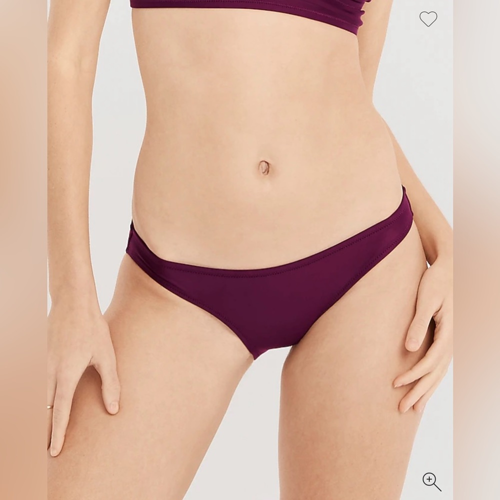 J. Crew Classic Coverage Bikini Bottom in Iris - Size M